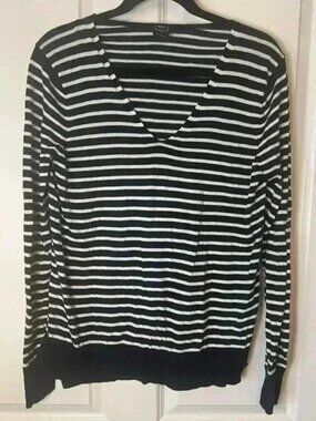 Gap Stripe V-neck Sweater